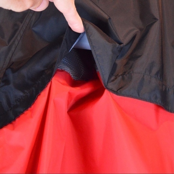 Men’s Columbia Packable Lightweight Windbreaker Jacket, Red/Black - Size XL - Picture 11 of 13